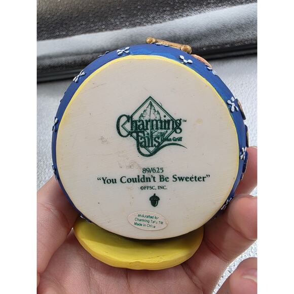 Fitz and Floyd Charming Tails "You Couldn't Be Sweeter" Mouse In Sugar Bowl - Picture 4 of 5